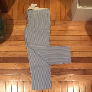J. Crew Factory Seersucker City Fit Pants